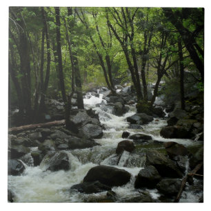 Bridalveil Creek in Yosemite National Park Ceramic Tile