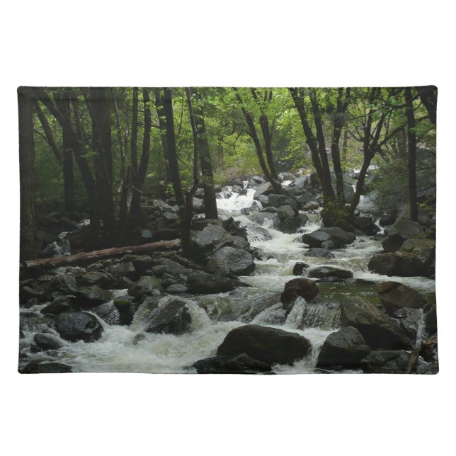 Bridalveil Creek in Yosemite National Park Cloth Placemat (Front)