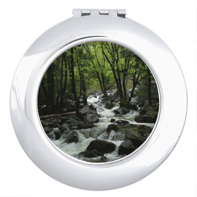 Bridalveil Creek in Yosemite National Park Compact Mirror (Front)