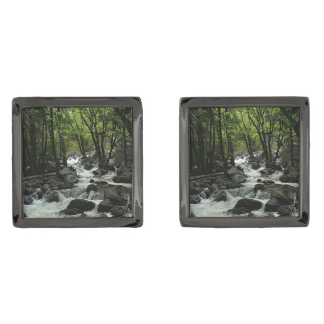 Bridalveil Creek in Yosemite National Park Cufflinks (Front)