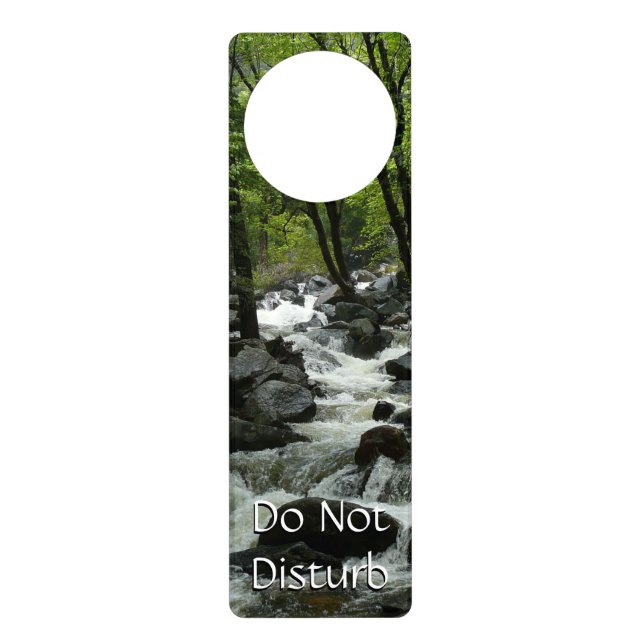 Bridalveil Creek in Yosemite National Park Door Hanger (Front)