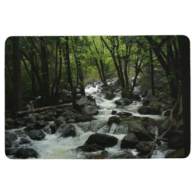 Bridalveil Creek in Yosemite National Park Floor Mat (Front)