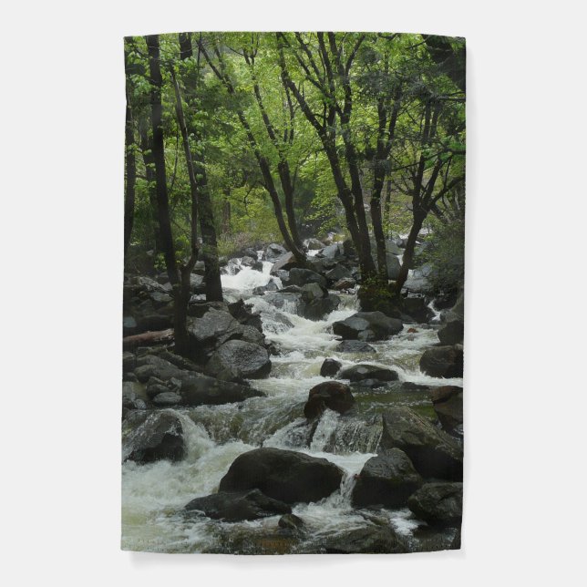 Bridalveil Creek in Yosemite National Park Garden Flag (Front)