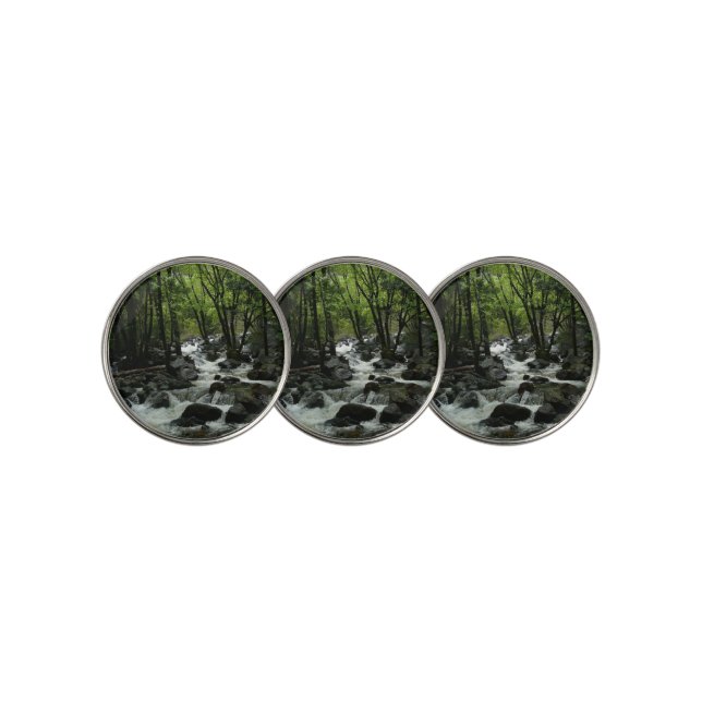 Bridalveil Creek in Yosemite National Park Golf Ball Marker (3 Up)