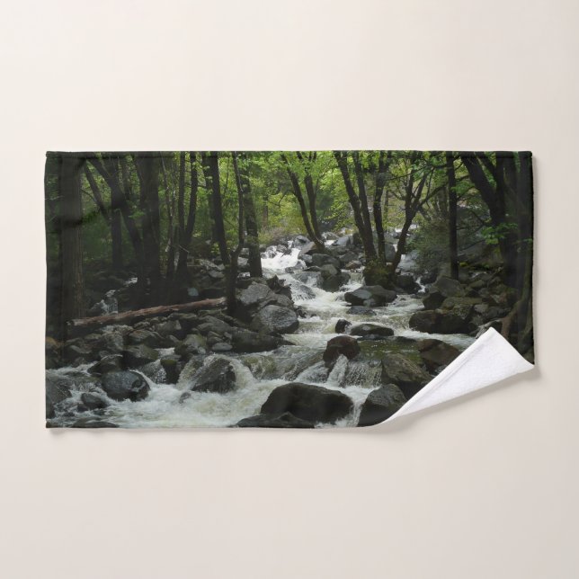 Bridalveil Creek in Yosemite National Park Hand Towel (Hand Towel)