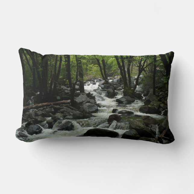 Bridalveil Creek in Yosemite National Park Lumbar Pillow (Front)