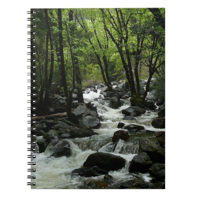 Bridalveil Creek in Yosemite National Park Notebook (Front)