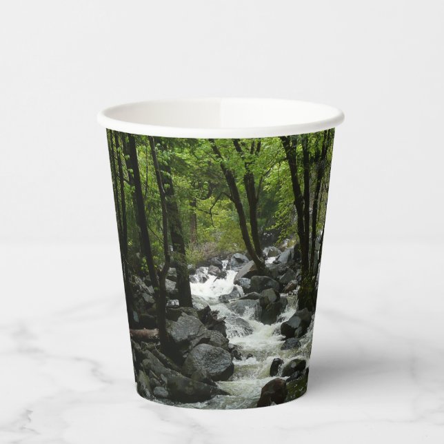 Bridalveil Creek in Yosemite National Park Paper Cups (Left)