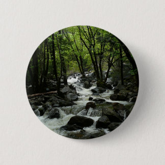 Bridalveil Creek in Yosemite National Park Pinback Button