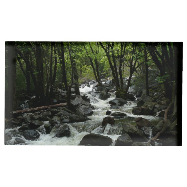 Bridalveil Creek in Yosemite National Park Place Card Holder (Front)