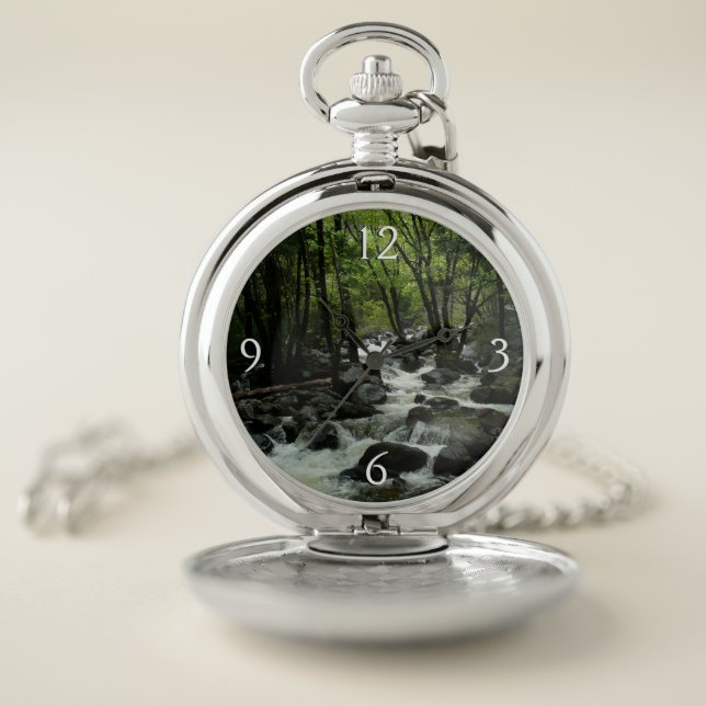 Bridalveil Creek in Yosemite National Park Pocket Watch (Inside)