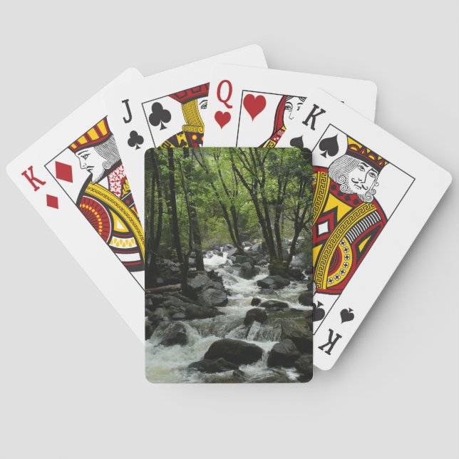 Bridalveil Creek in Yosemite National Park Poker Cards (Back)
