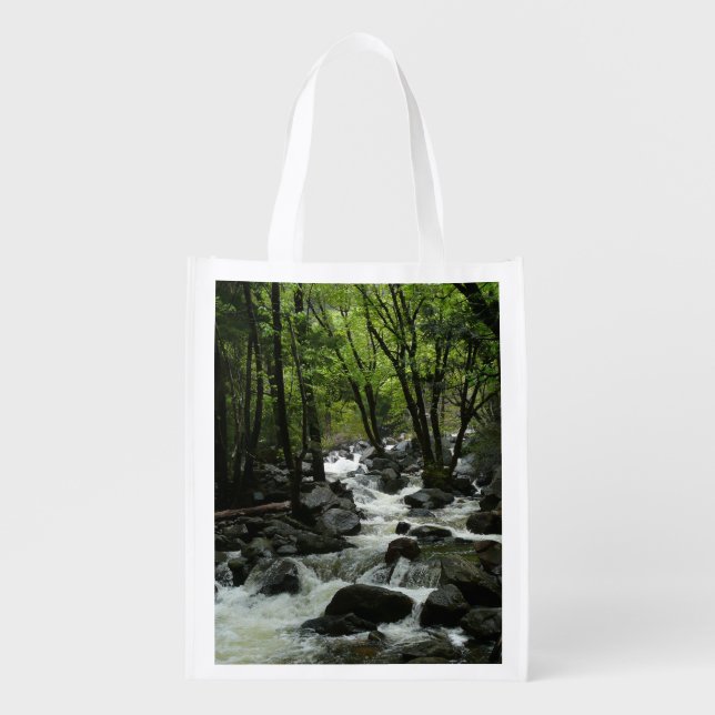 Bridalveil Creek in Yosemite National Park Reusable Grocery Bag (Front)