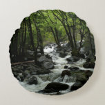 Bridalveil Creek in Yosemite National Park Round Pillow