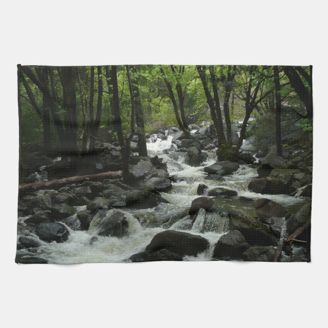 Bridalveil Creek in Yosemite National Park Towel (Horizontal)