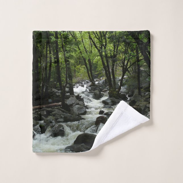 Bridalveil Creek in Yosemite National Park Wash Cloth (Wash Cloth)