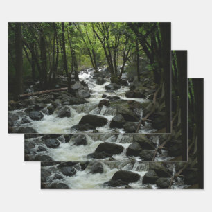 Bridalveil Creek in Yosemite National Park Wrapping Paper Sheets