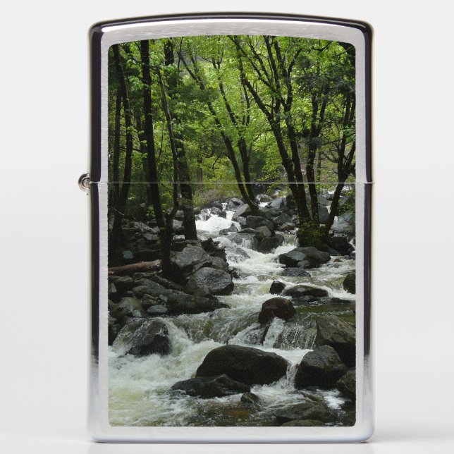 Bridalveil Creek in Yosemite National Park Zippo Lighter (Front)