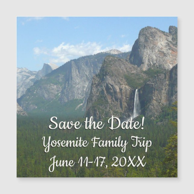 Bridalveil Falls and Half Dome at Yosemite (Front)