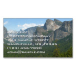 Bridalveil Falls and Half Dome at Yosemite Business Card Magnet