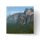 Bridalveil Falls and Half Dome at Yosemite Button