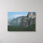 Bridalveil Falls and Half Dome at Yosemite Canvas Print