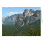 Bridalveil Falls and Half Dome at Yosemite Card
