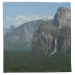 Bridalveil Falls and Half Dome at Yosemite Cloth Napkin