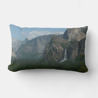 Bridalveil Falls and Half Dome at Yosemite Lumbar Pillow
