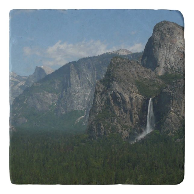 Bridalveil Falls and Half Dome at Yosemite Trivet (Front)