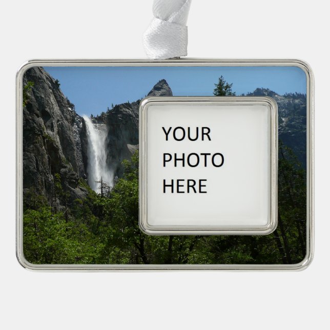 Bridalveil Falls at Yosemite National Park Christmas Ornament (Front)