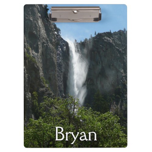 Bridalveil Falls at Yosemite National Park Clipboard