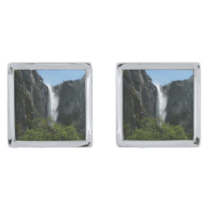 Bridalveil Falls at Yosemite National Park Cufflinks