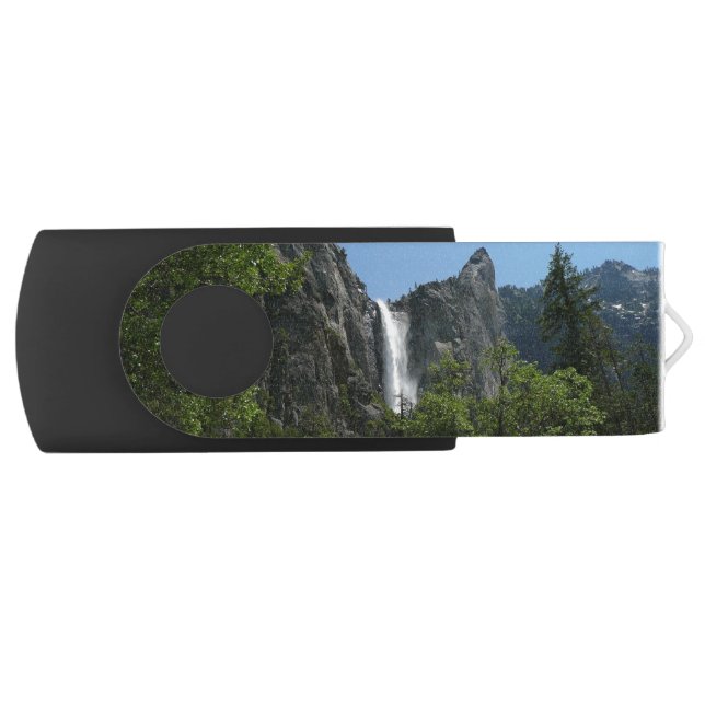 Bridalveil Falls at Yosemite National Park Flash Drive (Front)