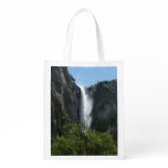 Bridalveil Falls at Yosemite National Park Grocery Bag