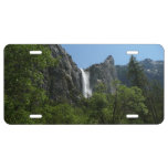 Bridalveil Falls at Yosemite National Park License Plate