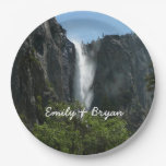Bridalveil Falls at Yosemite National Park Paper Plates