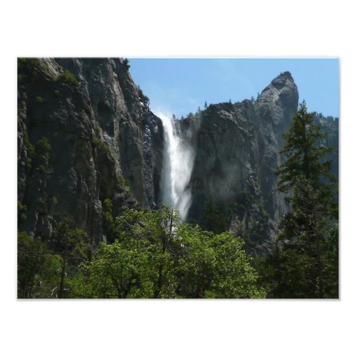 Bridalveil Falls at Yosemite National Park Photo Print