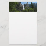 Bridalveil Falls at Yosemite National Park Stationery
