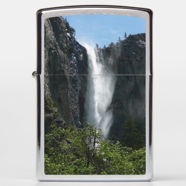Bridalveil Falls at Yosemite National Park Zippo Lighter (Front)