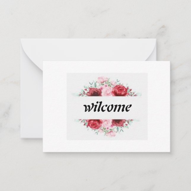 briday party note card (Front)