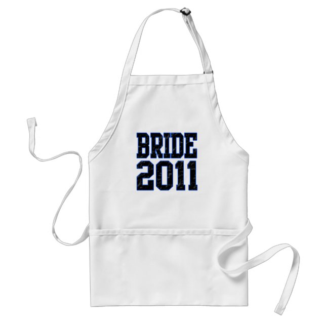 Bride 2011 adult apron (Front)
