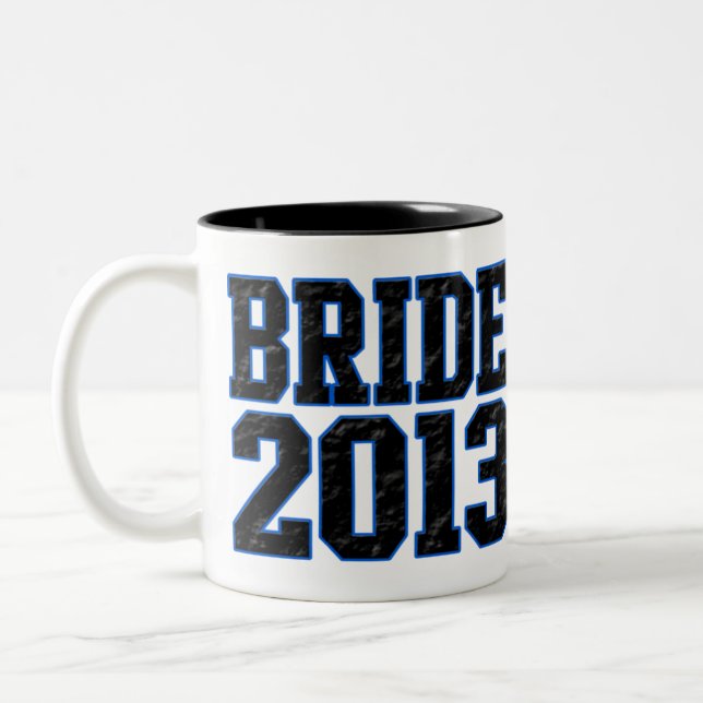 Bride 2013 Two-Tone coffee mug (Left)