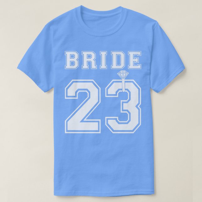 Bride 2023 Engagement Bridal Shower Proposal Match T-Shirt (Design Front)