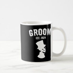 Bride 2024 Skeleton Couples Matching Wedding Hallo Coffee Mug