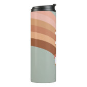 Bride 70s Groovy Retro Boho Chic  Thermal Tumbler (Rotated Left)