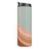 Bride 70s Groovy Retro Boho Chic  Thermal Tumbler (Rotated Right)
