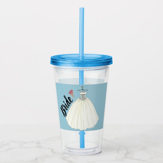 Bride Acrylic Tumbler (Front)