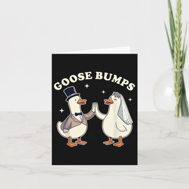 Bride &amp; Groom Bride To Be Silly Goose Wedding  Card (Front)