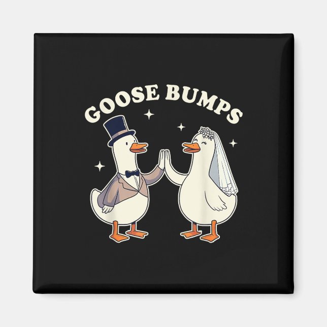 Bride &amp; Groom Bride To Be Silly Goose Wedding  Magnet (Front)
